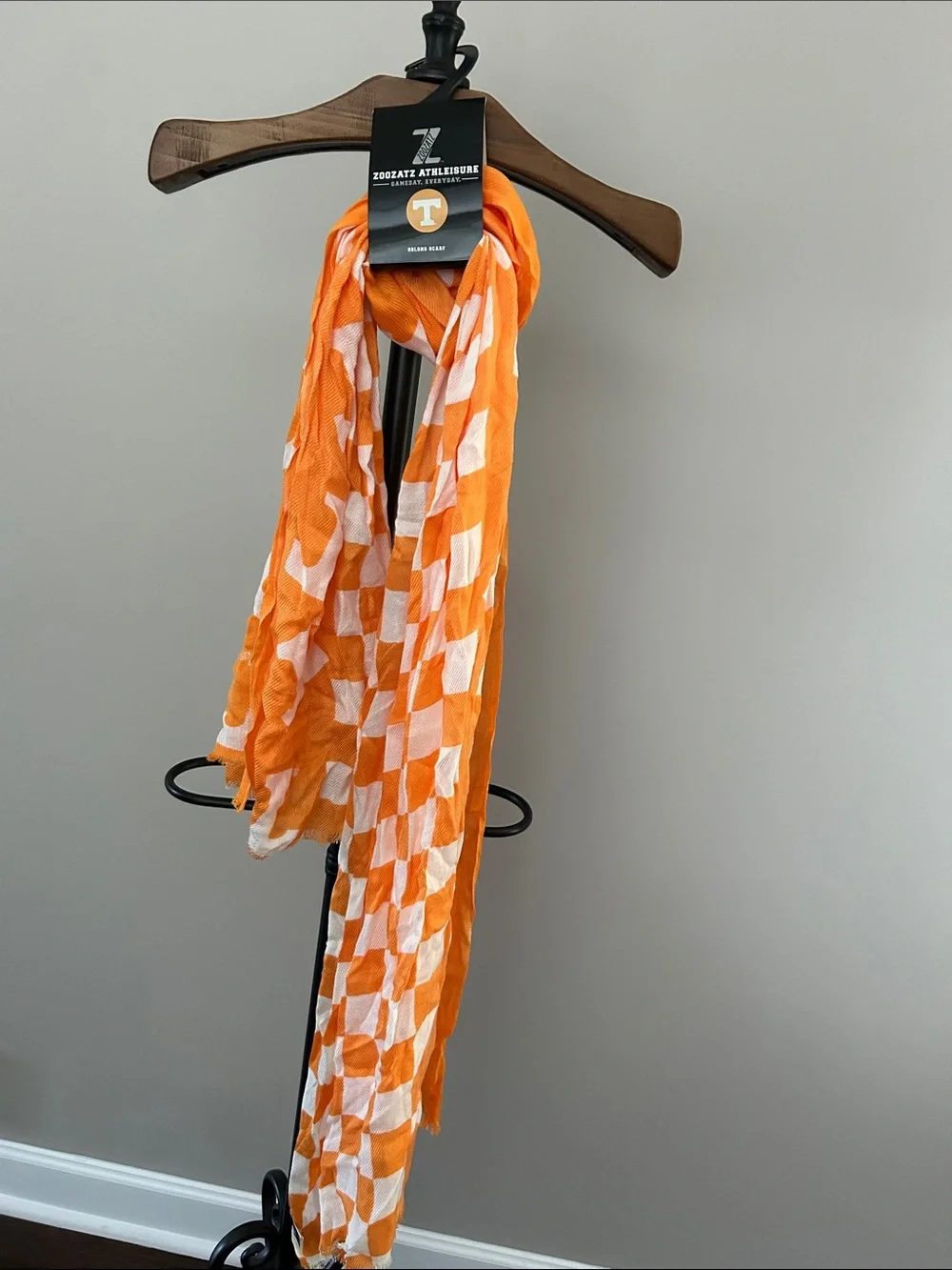Tennessee Vols Orange Checker Scarf
